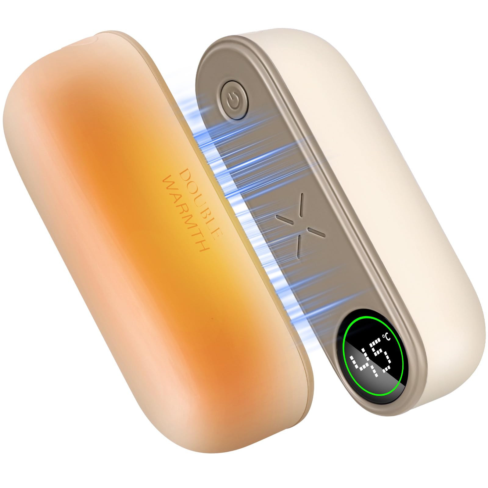 

Зимняя лимитированная серия Раздельный Kemolpo Перезаряжаемый Ручной Быстрый 3 Температуры Большой Быстрый Идеально подходит для бизнеса и зимнего использования [2025 и Модель] Грелка, бежевый