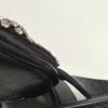 [Pre-Owned] Attica Series Adjustable Rhinestone Chain Internal Leather Logo Decoration Cowhide And Sheepskin Mini Shoulder Crossbo - Very Good #GCYV54