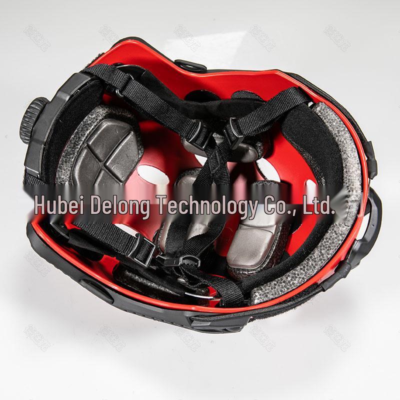 Set Casco di Salvataggio Nero e Rosso: Pronti per il Salvataggio da Terremoti e Acqua con Accessori Personalizzati