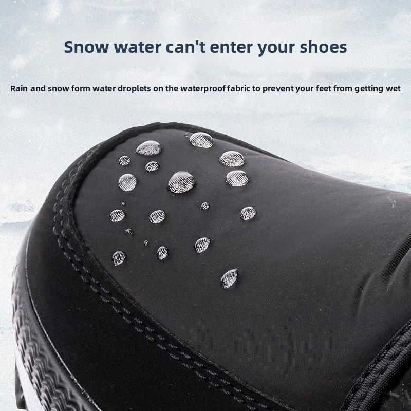 Winter Boots for Women Fashion Mid-calf Snow Boots 2025 New High Top Cotton Shoes for Women Plush Warm Winter Boots Botas Mujer