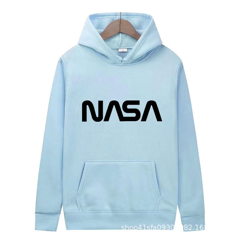 NASA Unisex Plus Samt Hoodie: Jugend Mode Pullover
