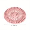 New Arrival Shower Drain Hair Collector And Kitchen Sink Strainer - Reusable Silicone Mesh Strainer With Suction Cup/Non-Design