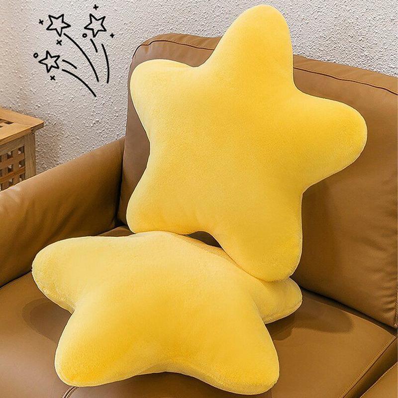 30CM Star Shaped Pillow Decorative Throw Pillow Soft Plush Toy Dormitory Sleep Sofa Chair Cushion Child Birthday Gift for Kids