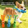 New Dog Latex Sound Toy Long Ear Animal Series Wear-resistant Teeth Cleansing Natural Rubber