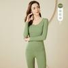 Womens Thermal Underwear Set Double Layer Seamless Warm Base Top Pants Cold Winter