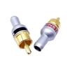 Hochwertige Audiokabel-Anschlussadapter, Metallstecker, Lautsprecheranschlüsse, HiFi-Tonübertragung in Heimkinos