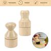 Sponge Cutting Board Wax Applicator With Wooden Base Oil Applicator For Kitchen Maintenances Cutting Board