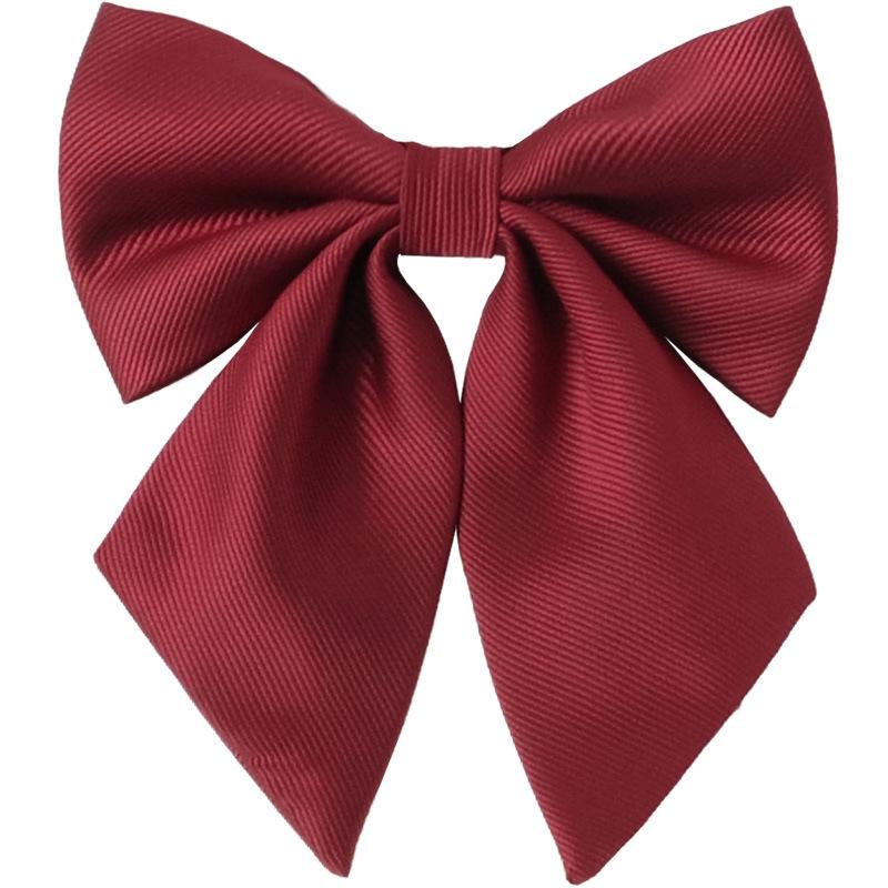 JK Solid Color Feather Bow Tie - Girls' Sailor Uniform Accessory