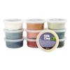 Pâte à modeler - Silk Clay - Assortiment de 10 pots - 40 g chacun - Multicolore - Douce et légère
