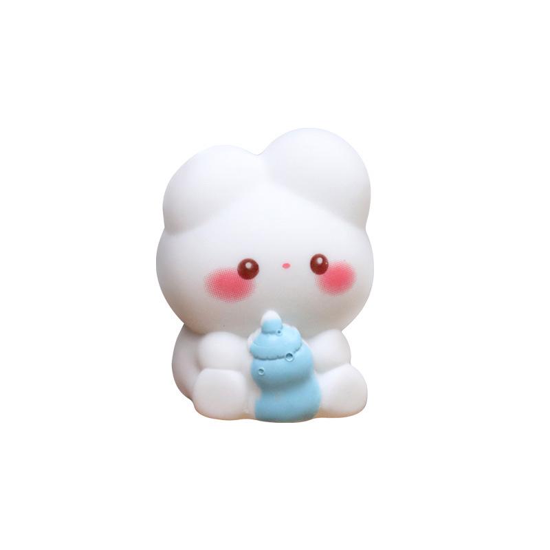Adorable White Rabbit Figurine Blind Box - Cute Gift & Micro Landscape Decor