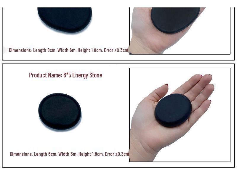 20-Piece Set: Heated Volcanic Stones & Essential Oils for Spa Massage Therapy