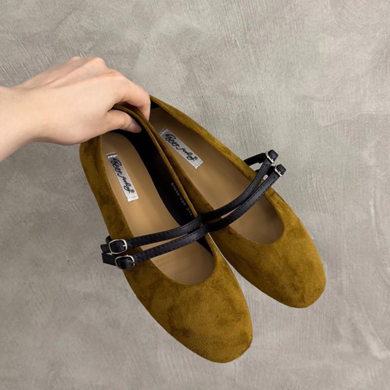 

Мода Bailamos 2025 Новый Бренд Женские Балетки Круглый Носок Неглубокие Слипоны Женские Повседневные Балетки Мягкая Кожа Элегантные Туфли для Платья Mujer 40 армия зеленый