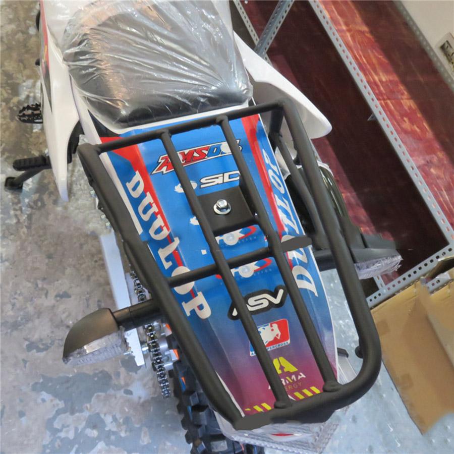 Black CNC Aluminum Motorcycle Rear Tail Luggage Rack Frame Support Cargo Carrier