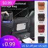 2025 Hot Leather Car Seat Middle Hanger Storage Bag Car Armrest Hanging Organizer For E90 E60 E46 E39 F30 F10 X3 X4 X5 X1 G3