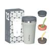 Stainless Steel Insulated Travel Mug With Flip Lid Straw 360ml 480ml Vacuum Thermos Office Car Home