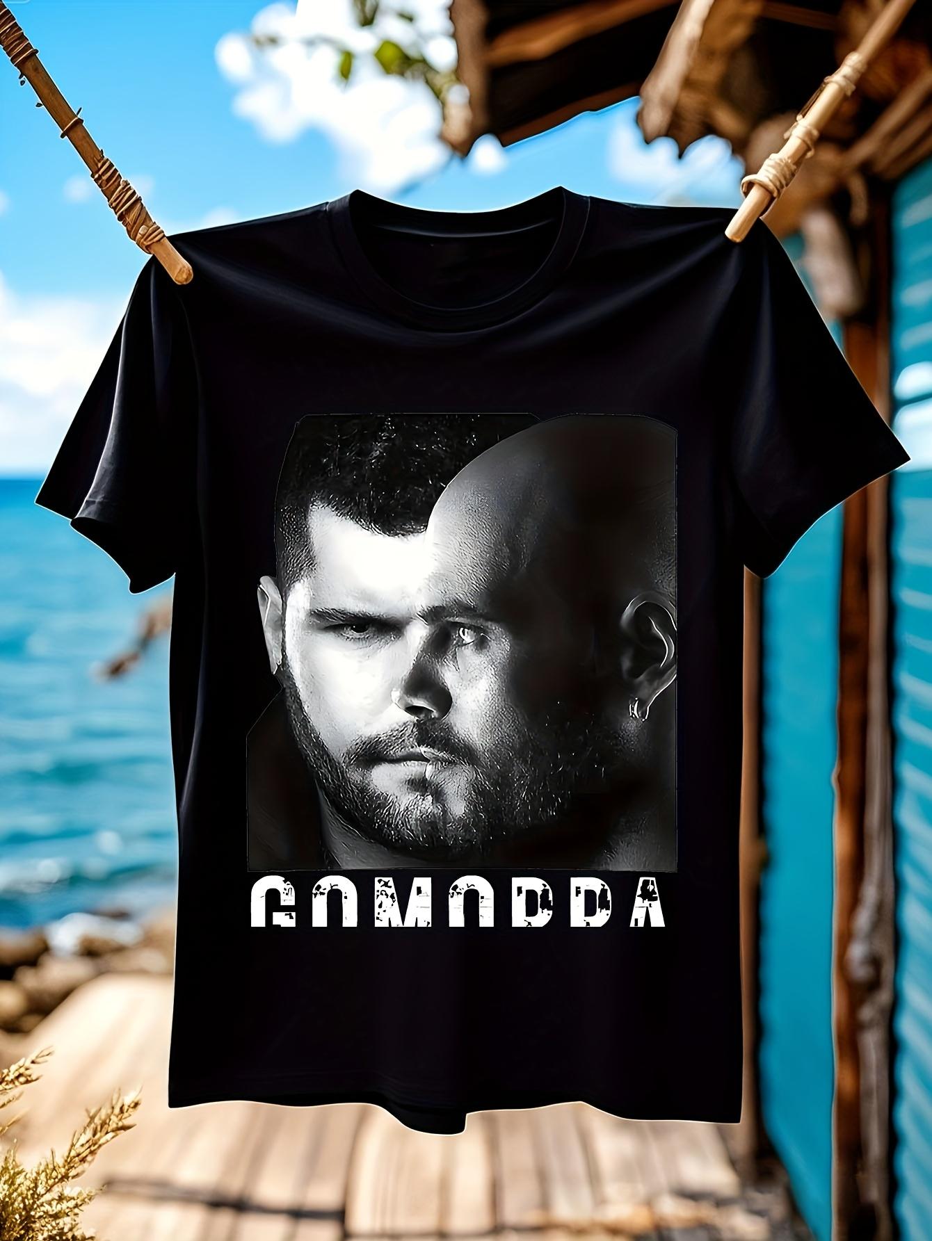 Gomorra Mafia Graphic Tshirt Contrast Black White Mafia D... XXL