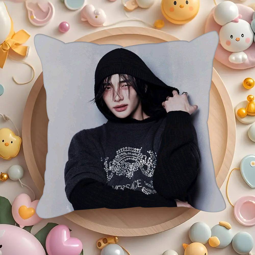 Pillowcases cushion covers living room sofas home decor gifts Singer pop H-hwang Korean idols Hyun-Jin