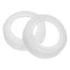 2026 Best!! Silicone Cup Sleeve for Insulated Coffee 2Pcs Reusable Protective White Mug Covers