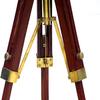 Solid Brass Floor Standing Telescope with Wooden Tripod Stand - Gifts -