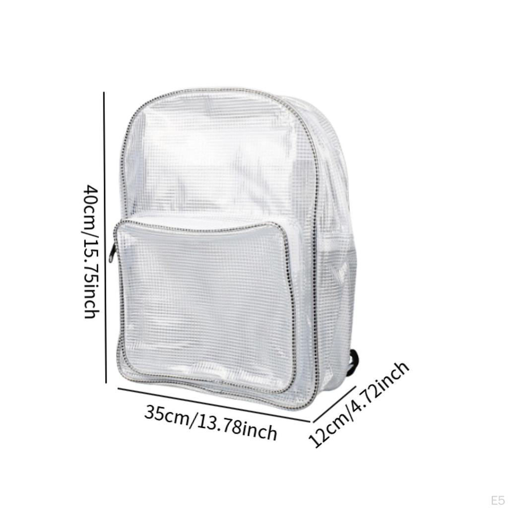 Cleanroom Tool Bag Backpack Plumber Portable Workplace Adjustable Strap Working PVC Shoulder