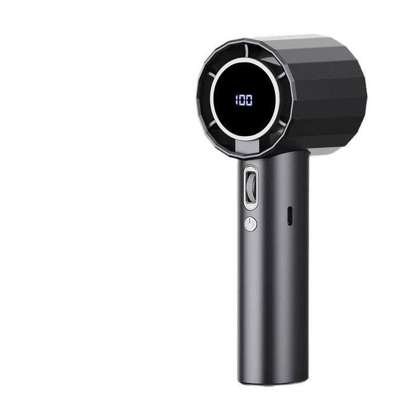 

Ventilador de mano portátil de alta velocidad con carga USB y niveles ajustables para exteriores
