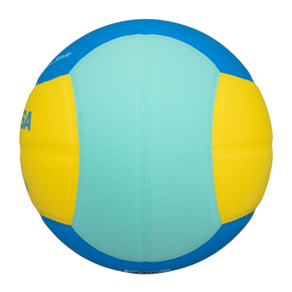 MIKASA Smile Size Recommended Internal Pressure Dodgeball, 2, 160g, Blue/Yellow/Green, SD20-YLG, 0.10-0.15 Kgf/cm²