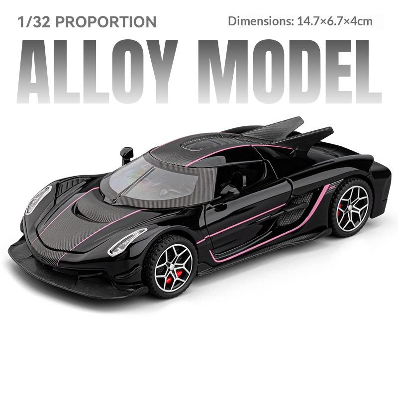 1:32 Koenigsegg jesko car model children's alloy sports car toy car collection ornaments boy gift