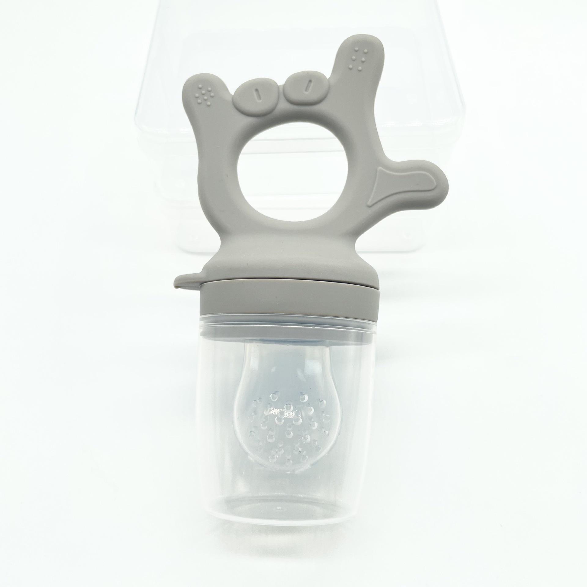 

Silicone Baby Teether & Fruit Feeder Pacifier Mesh Bag