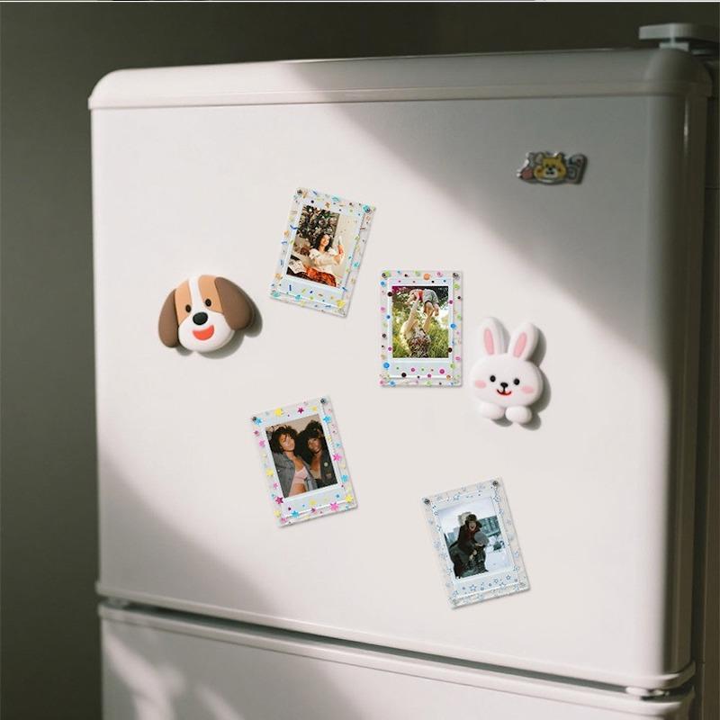 [Film Lab] [Set of 4pc] Magnetic Photo Frame Fridge Magnet for Instax Mini Photo CAC20