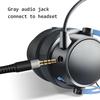 Replacement 2 Meters Audio Aux Cable for HyperX Cloud Alpha and Cloud Mix headsets with Inline Mute & Volume Control(TPE Brushed)