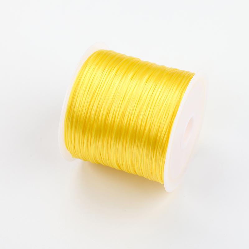 Elastic Cord Roll for Beading: 60m Bracelet & Pearl Thread