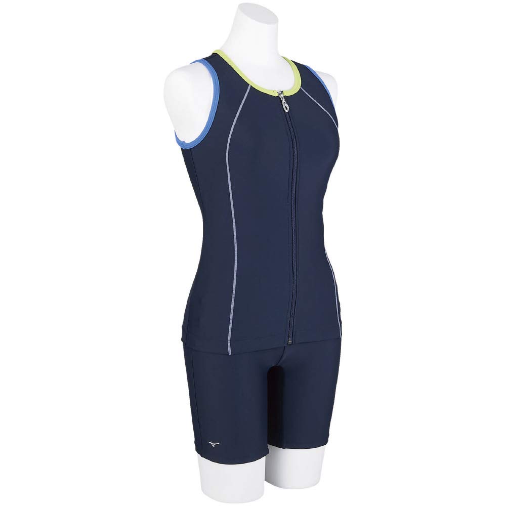 MIZUNO Gym Fitness Swimsuit N2JG0850 S Women's (3.5-Length) Green, Size