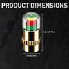 4Pcs Motorcycle Car Tire Pressure Monitor Valve Caps Sensor Indicator Eye Alert Auto Tire Pressure Inspection Tool Tire Valve