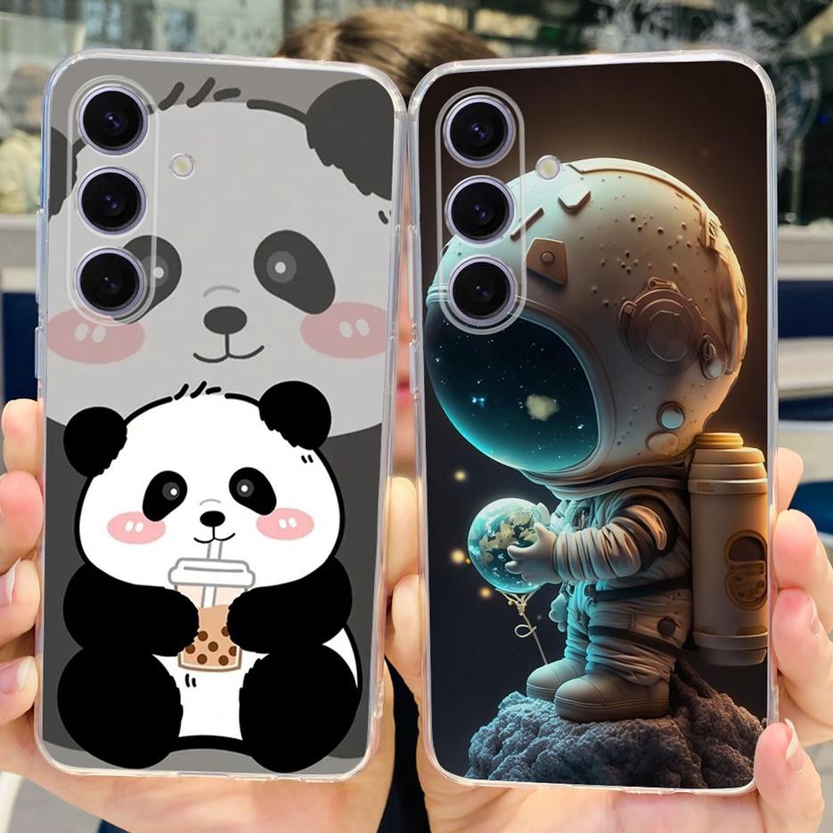 For Samsung Galaxy S24 Plus Case SM-S926B Cute Fashion Painted Cover Soft Slim Phone Case For Samsung S24 Ultra S 24 S24+ Fundas