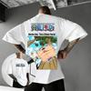 One Piece Anime T-Shirt Herren Damen Luffy Print Baumwolle Kurzarm Tee Grafik Streetwear Oversized Lässige Tops 2026 Sommer Y2k