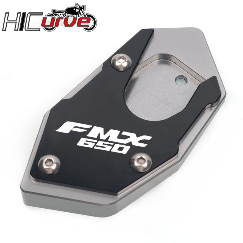 For HONDA XLV 600 650 700 TRANSALP / DOMINATOR NX 650 / FMX 650 CNC Kickstand Foot Side Stand Extension Pad Support Plate