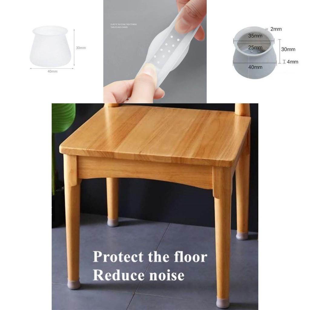 Durable Tpr Table Foot Cover With Anti-slip Silent Thickened Chair Leg Cap Floor Protector
