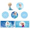 Elsa Frozen Dessert Table Cake Toppers & Push-Pop Stickers for Princess Birthday Party