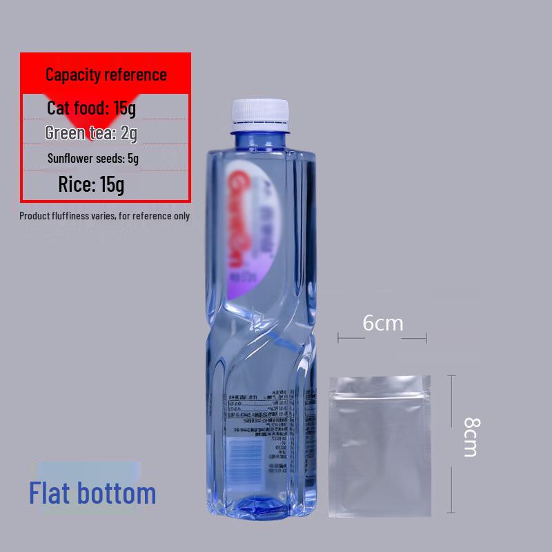 Thickened Aluminum Foil Zipper Bag: Flat Bottom, Moisture & Light-Proof, Self-Sealing for Tea & Food Storage