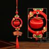 Plastic New Year Small Lantern Traditional Spring Festival Supplies  Home Wall Decor