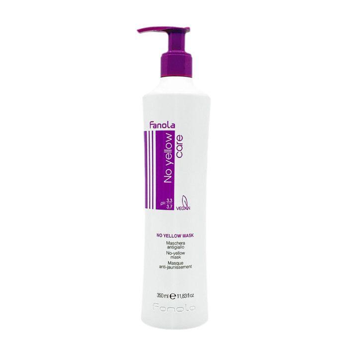 Masque déjaunissant - Fanola - 350ml - Cheveux décolorés - Pigment violet - Éclat et soyeux