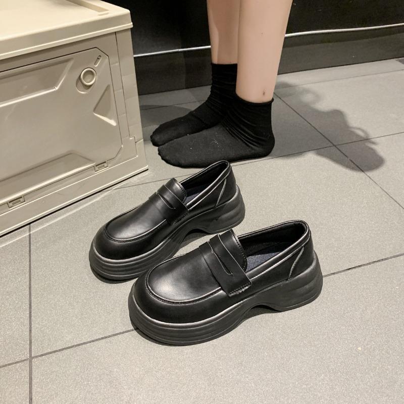 New One-foot Waterproof and Anti-slip Thick-soled Women's High-end Height-increasing Work Shoes