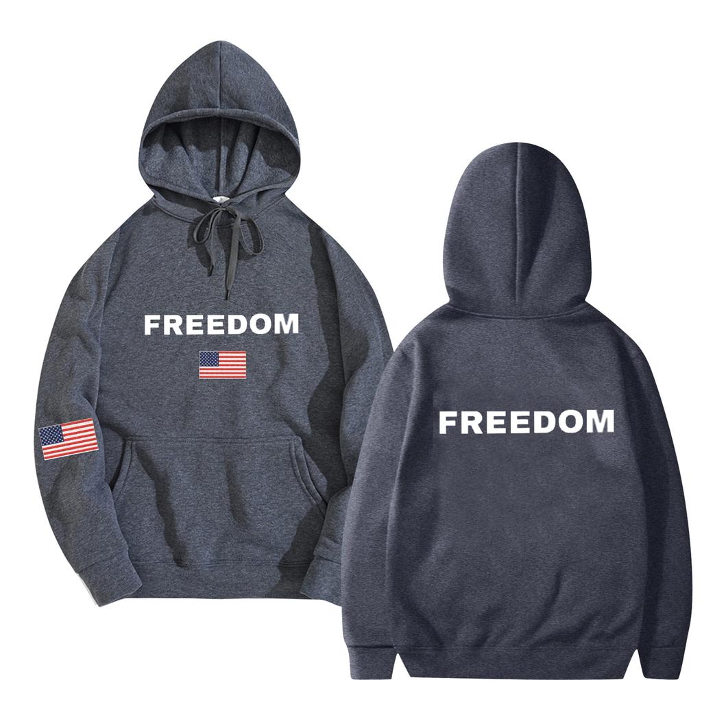 Women's And Men's  Fashionable Hooded Long Sleeved Printed Casual Pullover Unisex Sweatshirt Top