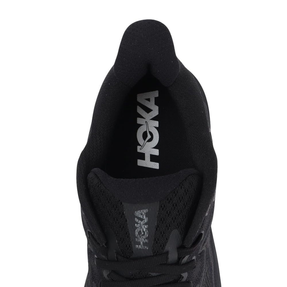 HOKA Clifton 10 Running Black Sneakers for Walking and Road and Cushioned Shoes, (1162030-BBLC), Use, Ultra-Lightweight (Black/Size 25.0/Men's)
