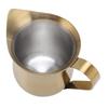 Milchaufschäumkännchen 304 Edelstahl Kaffee-Dampfkännchen Milchkännchen für Zuhause Cafés Restaurants 90ml