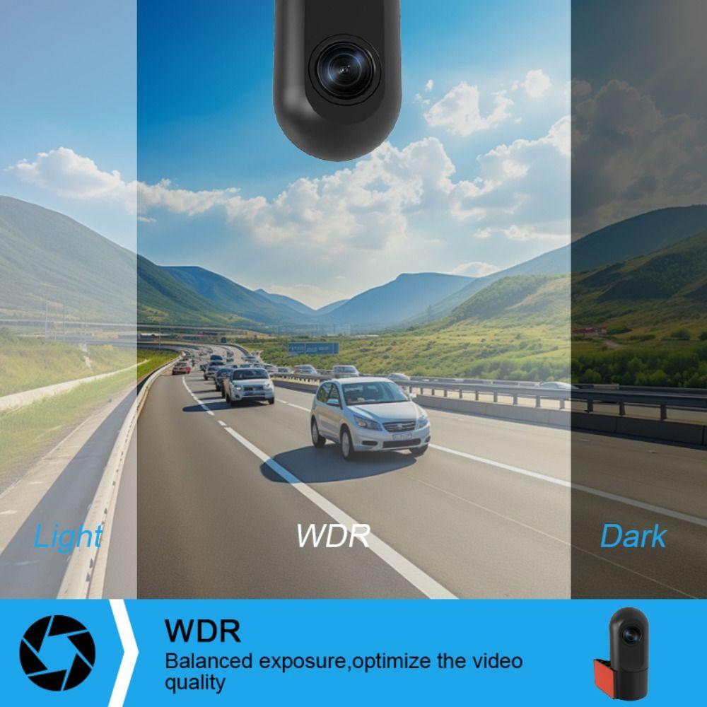 APP Control WiFi Dash Camera IR Night Vision Smart Car Camera 1080P HD Camera  Driving Recording
