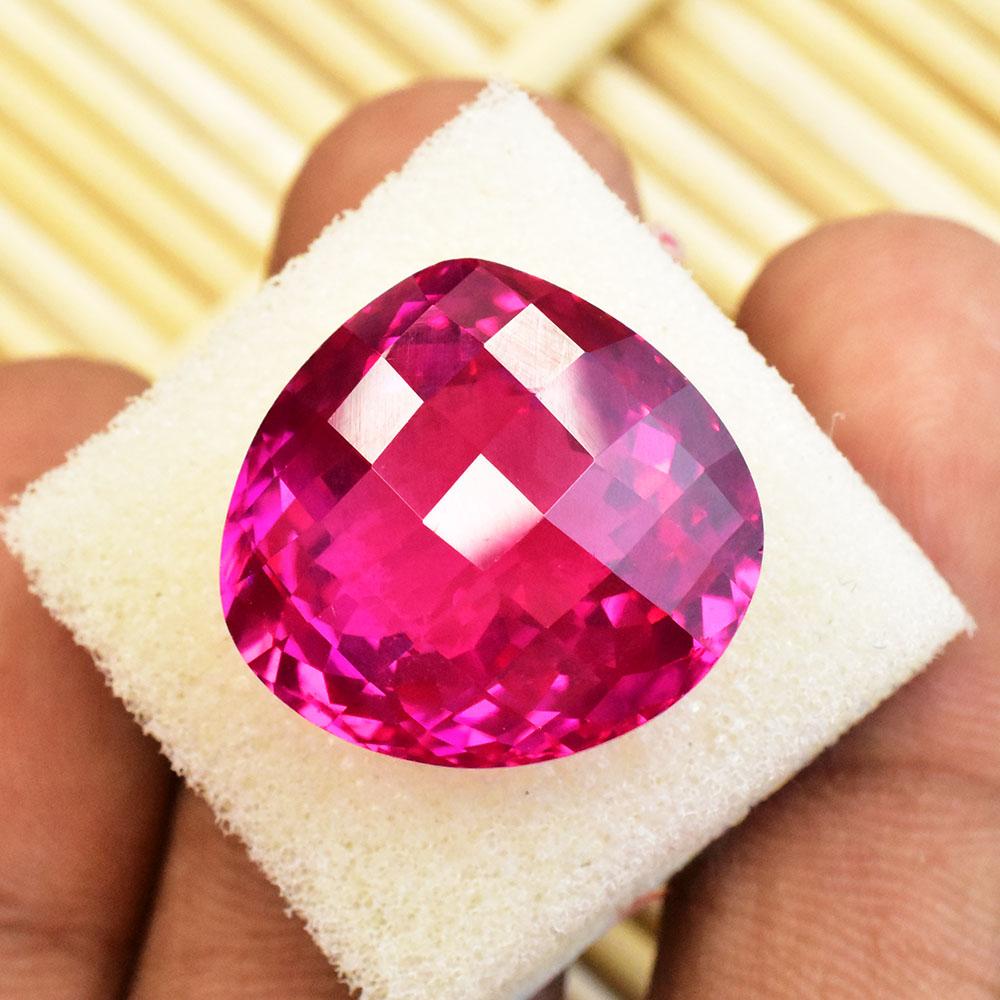 Natural Pink Ruby Loose Gemstone 29 Ct Pear Cut for Anniversary Gift for Jewelry Making and Crafts