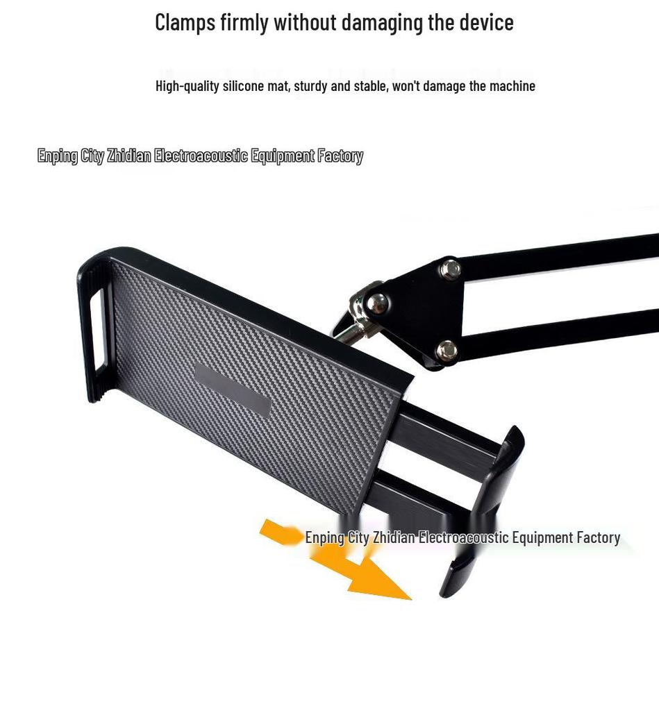 Adjustable Floor Stand for Tablets & Phones - Perfect for Bedside, Sofa, Live Streaming & Overhead Use