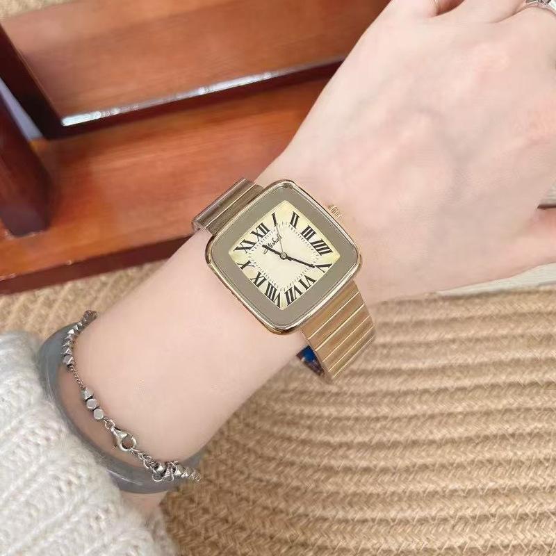 Square Light Luxury Large Dial Personalized Female Domineering Trend Women S Watch