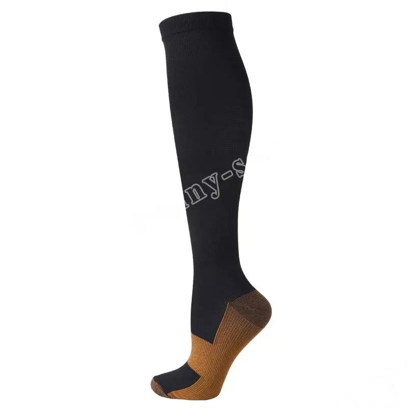 1 Paar Herren Damen Unisex Kompression Bonbonfarbe Strumpf Schmerzlinderung Durchblutung Socken Anti-Müdigkeit Bequeme Socken
